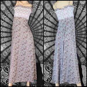 Vintage floral prairie dress